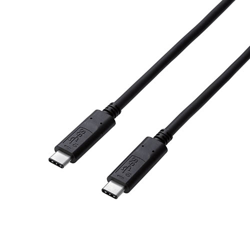 エレコム USB3.1ケーブル/Gen2/C-Cタイプ/認証品/PD対応/5A出力/0.5