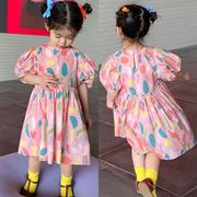 【夏款新作】女の子ファッション★韓国風★♪甘い★♪ワンピース★♪可愛い子供服★♪
