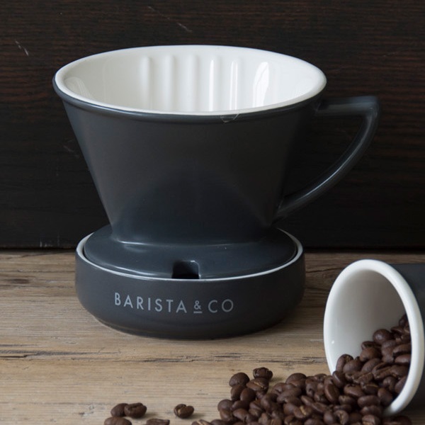 ベースがセットされた1～2杯用ドリッパー！ ”Barista & Co”Drip Coffee Filter with Base