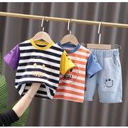 【2点セット】新作 子供服  ベビー服  アパレル   半袖   tシャツ +ショットパンツ 男の子 80-110cm