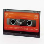 80’Sクロック カセットテープ  レッド