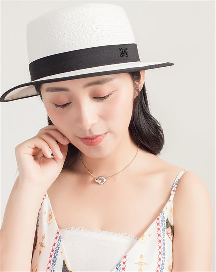 超人気 ins話題 韓国ファッション 帽子 ファッション 麦わら アウトドア シンプル 夏 日よけします