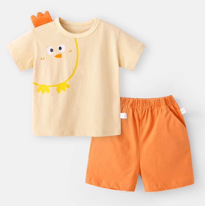 【2点セット】新作 子供服  ベビー服  アパレル   半袖   tシャツ +  ショットパンツ  男の子