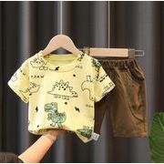 【2点セット】新作 子供服  ベビー服  アパレル   半袖  tシャツ +   ショットパンツ  男の子