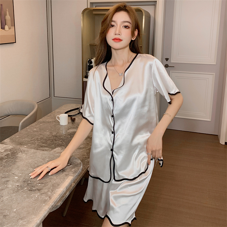 いい印象を与える 韓国ファッション 快適である ルームウェア パジャマ 半袖 ショートパンツ