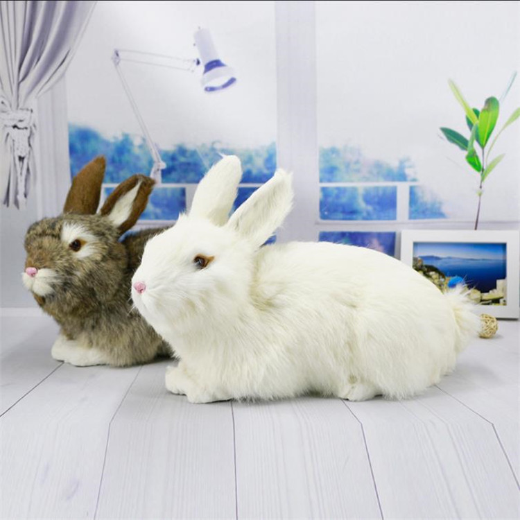 とてもファッション INSスタイル シミュレーション 動物 ウサギ おもちゃ  かわいい 写真 小道具 装飾