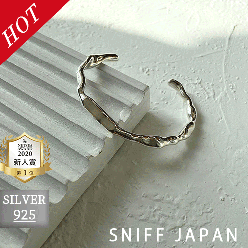 【大人風】金アレ対応素材　S925コーティング silverring  ブレスレット