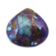 [NEWストーン/スペシャルルース] 天然石 モハベ パープルターコイズ(Mojave purple turquoise) 11x11x2.5mm