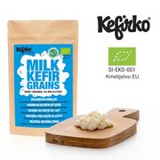 簡単【 D I Y 発酵 】Kefirko ミルクケフィア グレインズ（顆粒・乾燥、再利用可能タイプ）1g