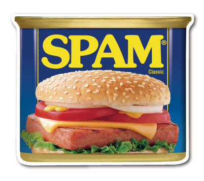 SPAM CAN スパム缶 パッケージ ステッカー SPA003 アメリカン雑貨 グッズ