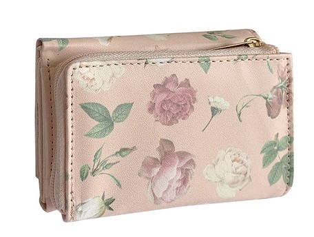鮮やかな薔薇柄が素敵です!ローズミニ財布