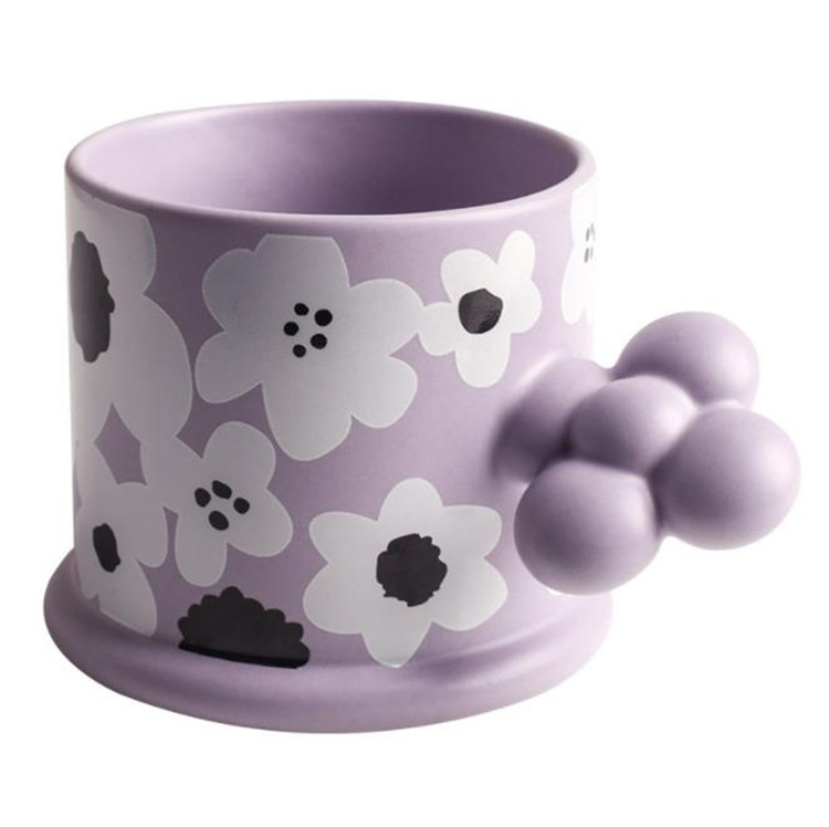 花柄 可愛い カップ コーヒーカップ マグカップ シンプル セラミック レトロ