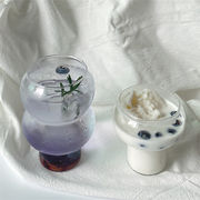 人気商品	ガラスカップ 個性 ひょうたん ジュースカップ スムージーカップ コーヒーカップ
