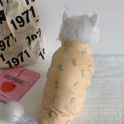 秋 猫服 可愛い ファッション 小中型犬服 犬猫洋服 ペット用品 ドッグウェア 猫雑貨 コート