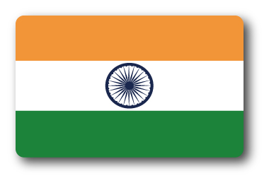 SK210 国旗ステッカー インド INDIA 100円国旗 旅行 スーツケース 車 PC スマホ