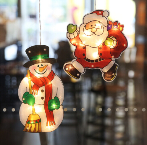 【雑貨】プレゼント　クリスマスグッズ　クリスマスツリー飾り物　サンタクロース　ledライト