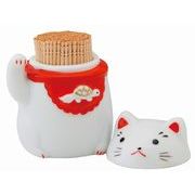 ★便利な器★　可愛いキッチンコレクション　【招き猫　楊枝入れ】