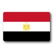 SK254 国旗ステッカー エジプト EGYPT 100円国旗 旅行 スーツケース 車 PC スマホ
