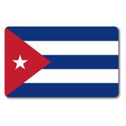 SK245 国旗ステッカー キューバ CUBA 100円国旗 旅行 スーツケース 車 PC スマホ