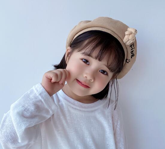 40ちゃん秋と冬ベレー帽画家帽子、かわいい帽子