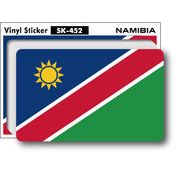 SK452 国旗ステッカー ナミビア NAMIBIA 100円国旗 旅行 スーツケース 車 PC スマホ