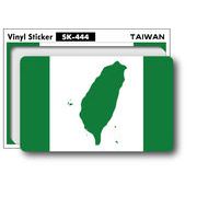 SK444 国旗ステッカー 台湾独立旗 TAIWAN 100円国旗 旅行 スーツケース 車 PC スマホ