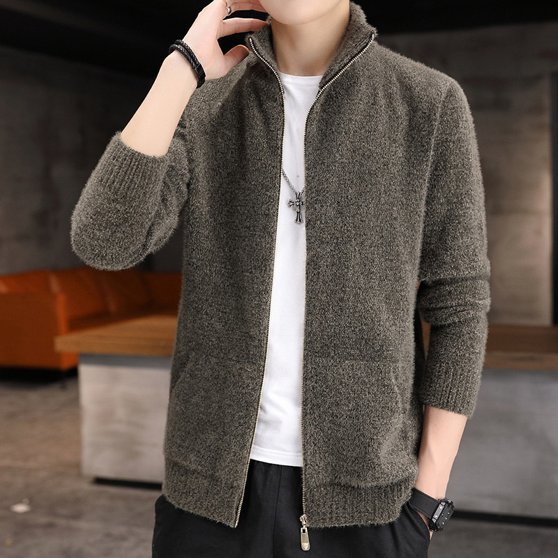 韓国風　新しいスタイル　長袖ニットトップ　セーター　メンズコート　カーディガン
