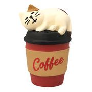 【5月中旬入荷予定】ぽかぽかコーヒー猫  ZCB-43338