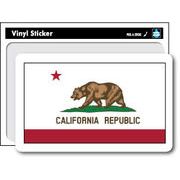 SK281 州旗ステッカー カリフォルニア州 California 国旗 PC スマホ スーツケース