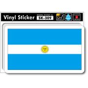SK309 国旗ステッカー アルゼンチン ARGENTINA 国旗 PC スマホ スーツケース