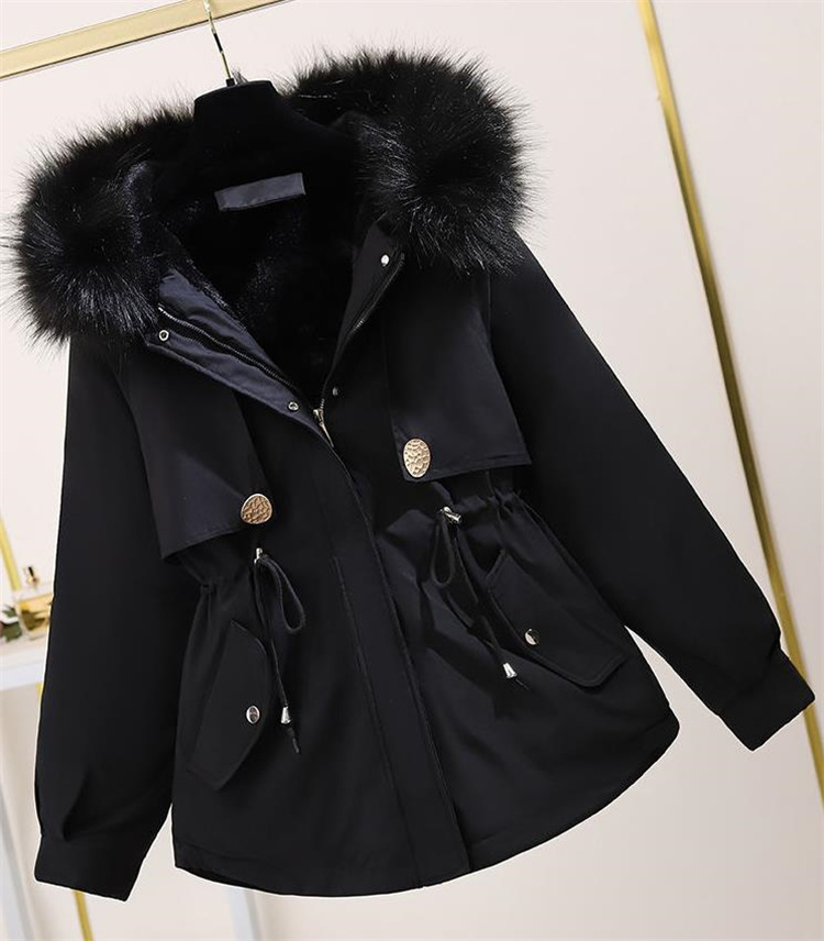 この1枚で今年風に 韓国ファッション フード付き コート コットンジャケット ダウンジャケット