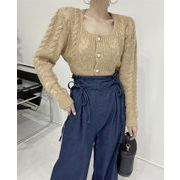 とてもよかったです セーター ゆったりする カジュアル 韓国 ニット カーディガン ヤングスタイル