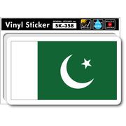 SK358 国旗ステッカー パキスタン PAKISTAN 国旗 PC スマホ スーツケース
