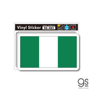 国旗ステッカー ナイジェリア NIGERIA 旅行 スーツケース 車 PC フラッグ 国旗 SK483 グッズ PC スマホ