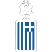 【選べるカラー】KSK246 ギリシャ GREECE 国旗キーホルダー 旅行 スーツケース
