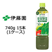 ☆ 伊藤園 充実野菜 緑の野菜ミックス PET 740g ×15本 (1ケース) 49892