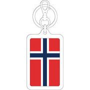 【選べるカラー】KSK262 ノルウェー NORWAY 国旗キーホルダー 旅行 スーツケース