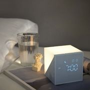 置き時計 ボックス型 送料無料 LED 正方形 目覚