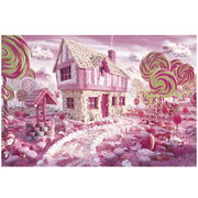 ジグソーパズル お菓子の家 送料無料 1000ピース キャンディー お菓子 おやつ ピンク チョコレート