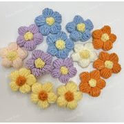 花の レース トリムニット  刺繍 DIY 手作り パッチワーク リボン 縫製 用品 工芸