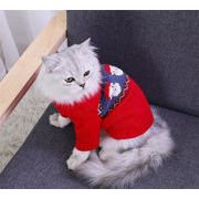 簡単スタイルアップ 早い者勝ち 猫の服 ギャザリング 人形の猫 可愛い ペット 子猫 セーター オシャレ