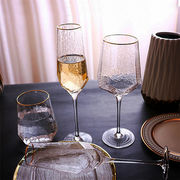 欧米風 レトロプノンペン 赤ワイングラス シャンパングラス クリスタル グラスウォーターグラスゴブレット