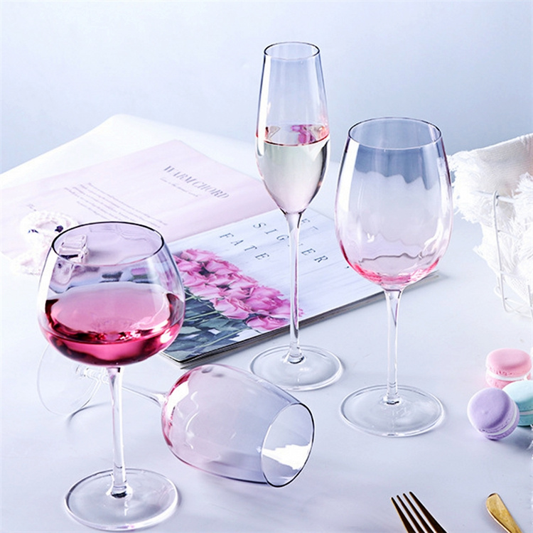 韓国ファッション LSドリーム 2個 レインボー クリスタル グラス 赤ワイングラス カップル ゴブレット