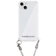 PHONECKLACE ロープショルダーストラップ付きクリアケース for iPhone