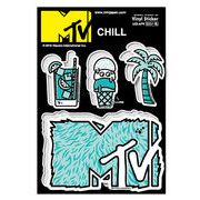 MTV ロゴフィールステッカー CHILL 音楽 ミュージック アメリカ 人気 LCS679 グッズ