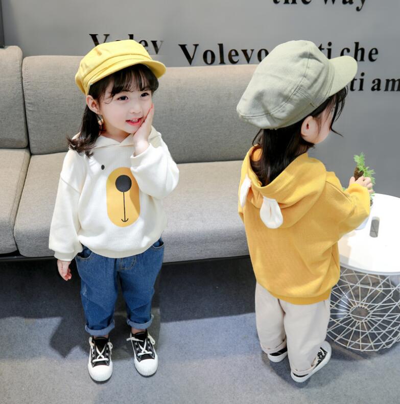 春と秋 女の子  パーカートップス パーカースーツ 子供服 キッズ服 おしゃれ★80-120