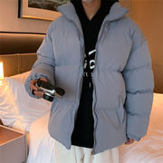 通勤する 香港スタイル カップル 綿の服 軽量 スタンドカラー ゆったりする 厚手 パン服 トレンド