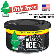 LITTLE TREES リトルツリー ファイバーカン エアフレッシュナー【BLACK ICE】