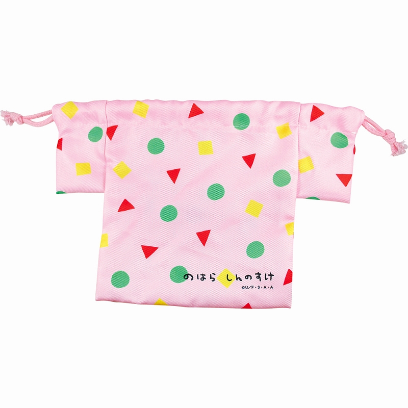 クレヨンしんちゃん パジャマ型巾着 ピンク KS-5530180PK 雑貨のFULTAC