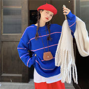 大人の甘辛ファッションを作ろうカジュアル セーター 女性 ゆったりする 怠惰な風 デザインセンス